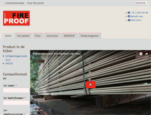 Tablet Screenshot of fire-proof.com